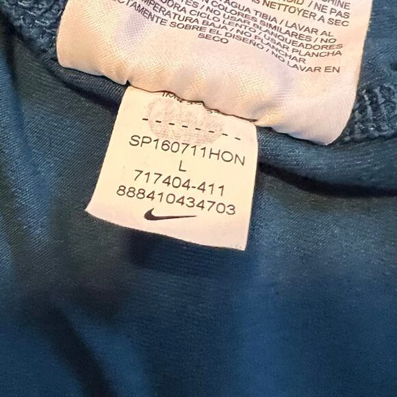 Nike Running Men's Element Long Sleeve 1/4 Zip. Thumbholes. Dark Teal. Size Lg - Picture 8 of 8